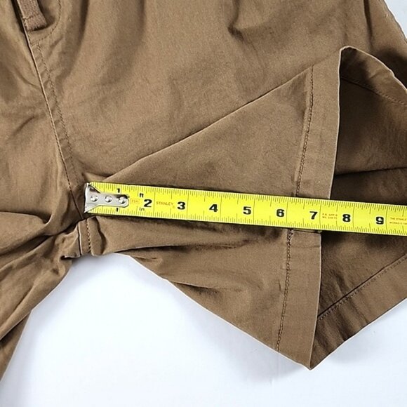 Zoo York Men's Knee Length Cotton Shorts Dark Tan Stretch Size Medium - Picture 13 of 13